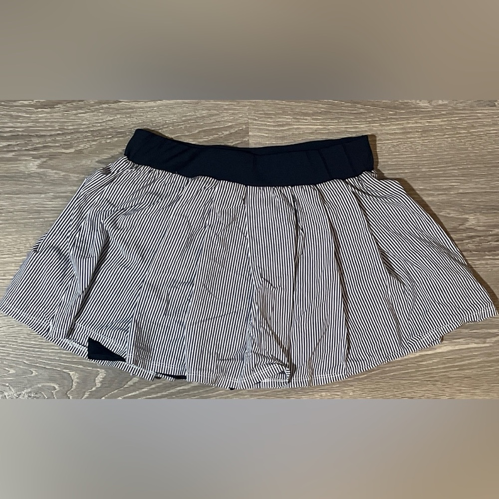 Fila Navy Seersucker Skort